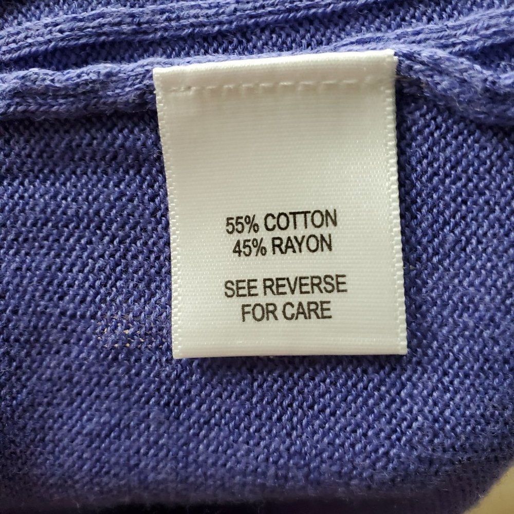 Madison Womens Cardigan Sweater Tie Front Blue Size Medium - Picture 9 of 11